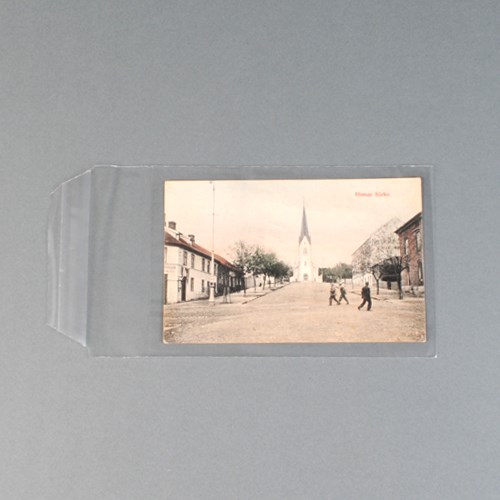 Klar polypropylenmappe, 10,5 x 15,5 cm, 100 stk