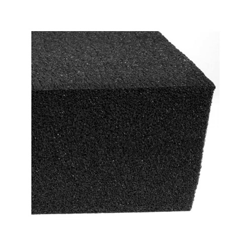 Ethafoam 220 E, 10 cm, sort, ca 91 x 60 cm