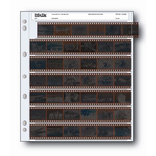 Negativlommer for 7 striper 135 film, 100 pk