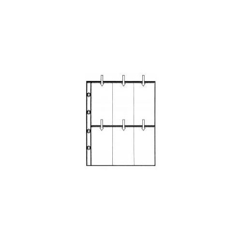 Mappe for 6 ark 75 x 140 mm, à 50 stk