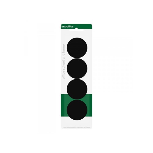 Magneter, 40 mm, Svart, 4 pk