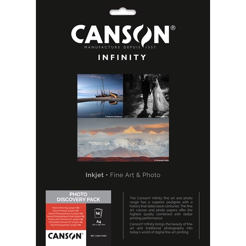 Canson infinity A4 prøvepakke