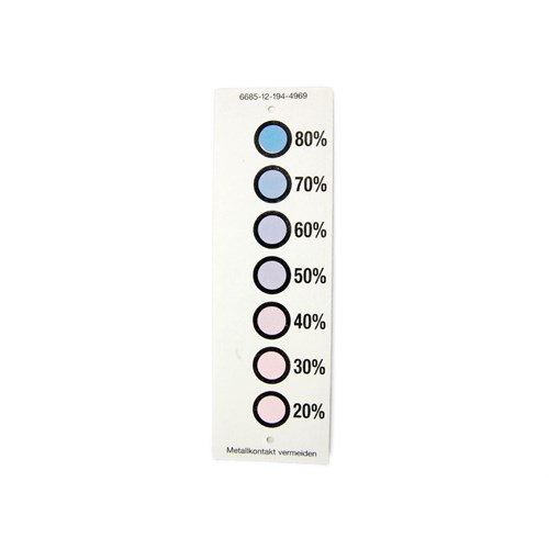 Indicator strip 7 spot (20 - 80% RH), 5 pk