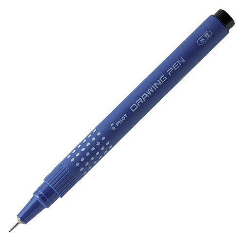 Pilot DR02, permanent pen,  0,35 mm, sort